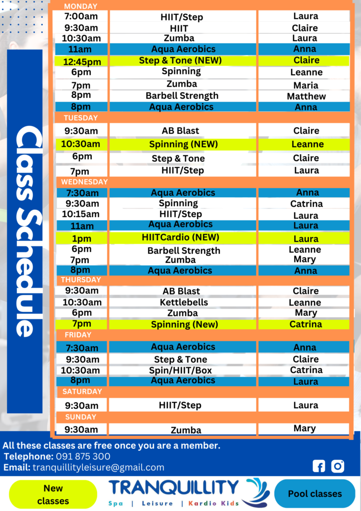 Free Classes Timetable (2) Free Classes Timetable (2)