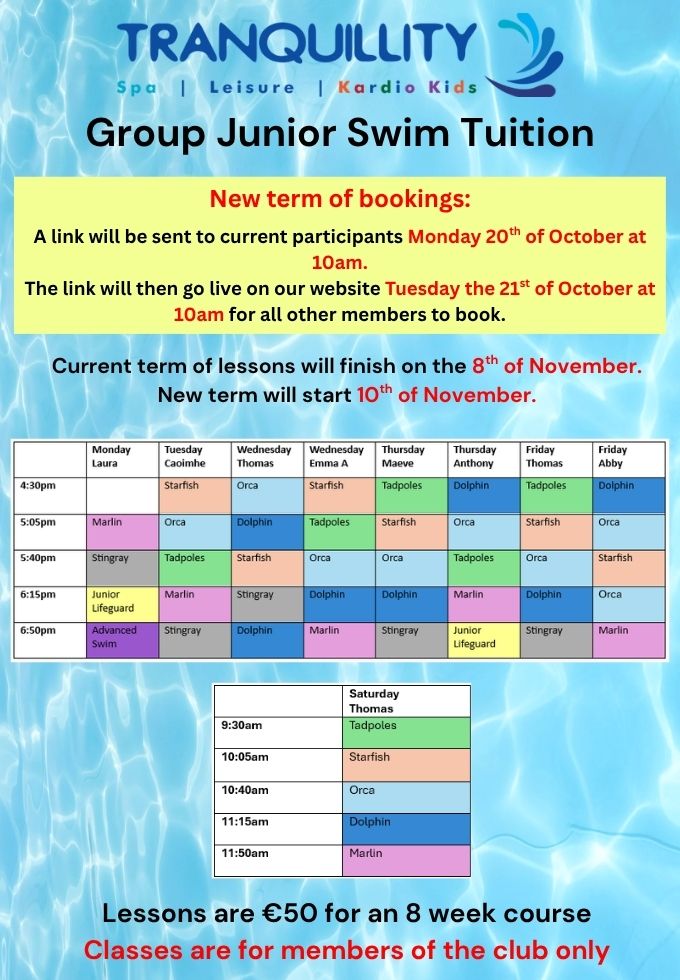 Lessons junior swim (3) Lessons junior swim (3)